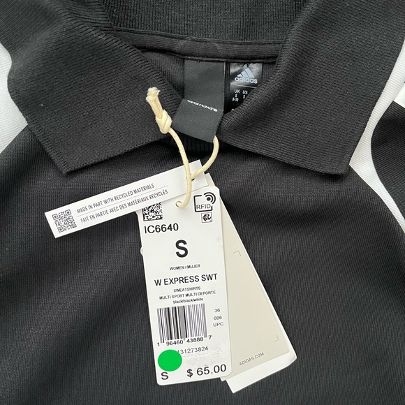 Adidas Trio suit up Track Sweatshirt NWT - Picture 4 of 9